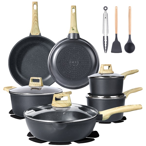 Bộ nồi chảo GIPP 18 món ASB1801